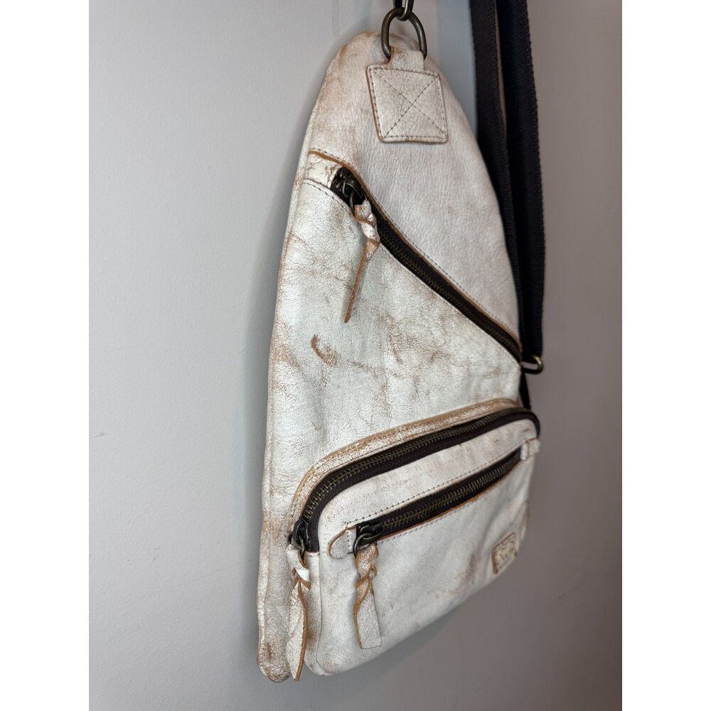 BED STU Andie Sling Leather Crossbody Backpack Nectar Lux - Picture 4 of 16